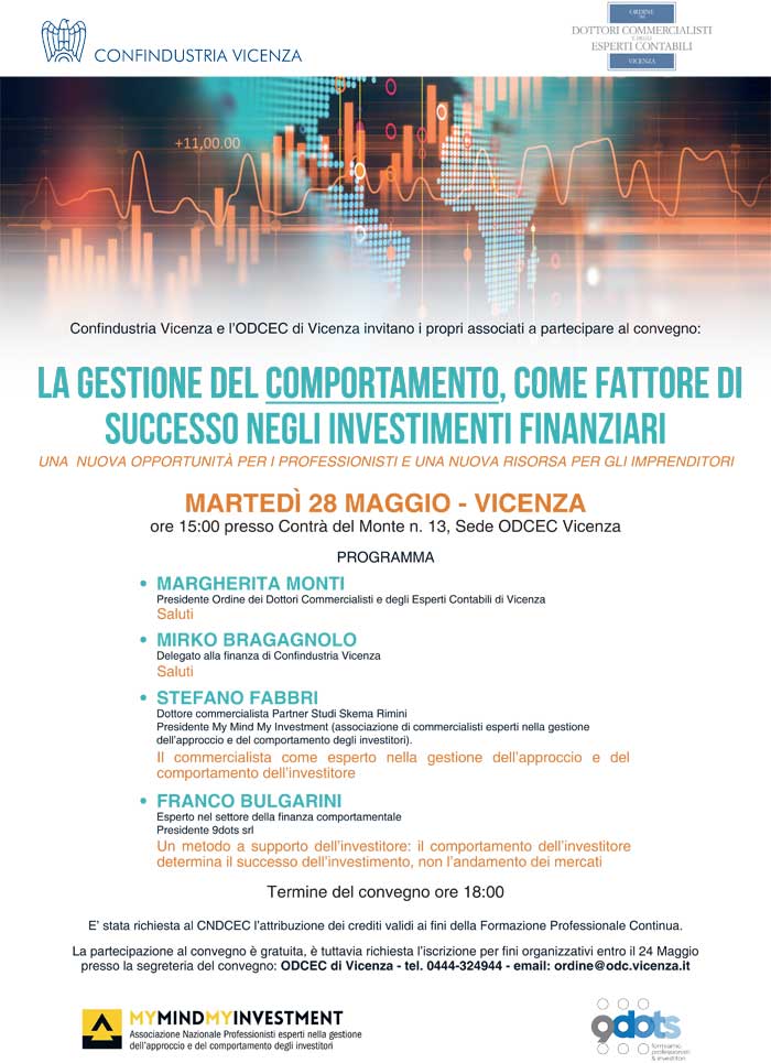 My Investment - Convegno presso l ordine dei commercialisti di Vicenza