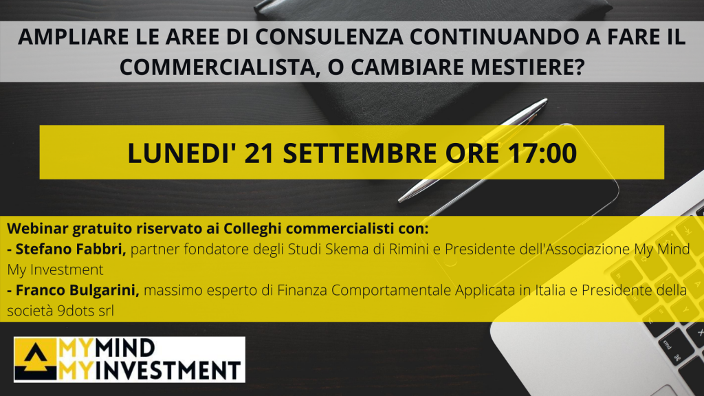 Webinar per commercialisti -My Mind My Investment